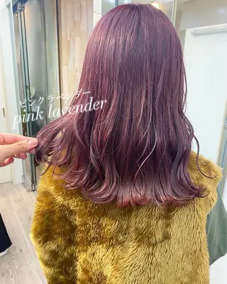 セミロング カラー B3  SHARE SALON【ビースリーシェアサロン】所属・☀️透明感color KURO☀️のヘアスタイル