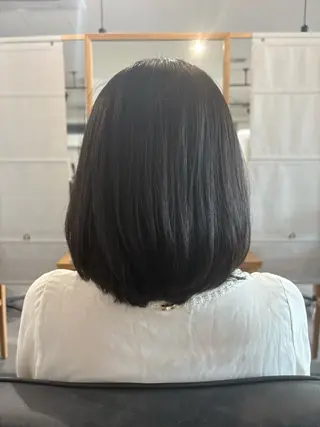 ミディアム 岬 怜奈のヘアスタイル