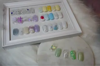 ネイル peach nail ayakaのネイルデザイン