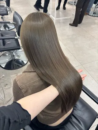 セミロング emi 韓国ワンホンヘアのヘアスタイル