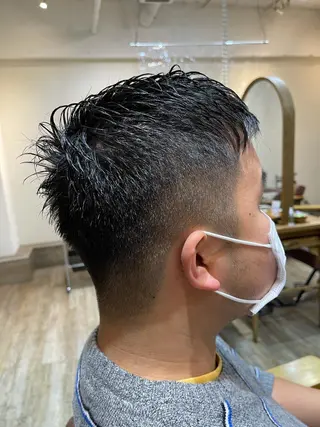 ショート メンズ 巻ける縮毛矯正✨ 木下晴一朗✨のヘアスタイル