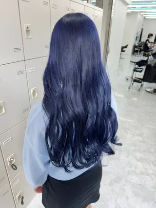 カラー ダブルカラー 韓国レイヤーKYONのヘアスタイル