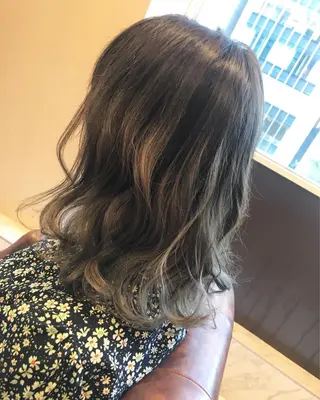 ミディアム カラー パーマ 🫧代表/新宿駅近/ 限定価格🫧田辺貴裕のヘアスタイル