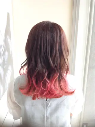 ミディアム カラー エイジングケア特化 美容師✂️山崎竜二のヘアスタイル