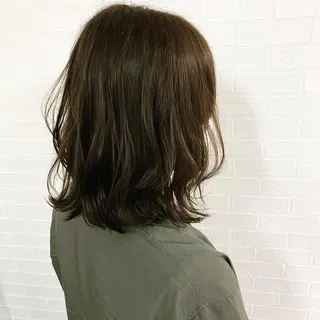 ミディアム 🫧‪縮毛矯正 かとうよしき🫧のヘアスタイル
