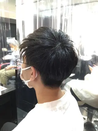 ショート メンズ Annon プライベートサロンのヘアスタイル