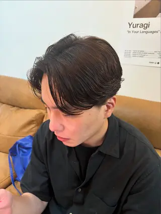 ショート パーマ メンズ 金子 勇輔 メンズパーマ/心斎橋のヘアスタイル