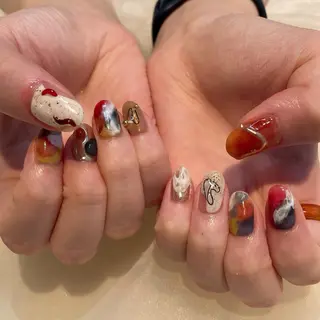 ネイル 新井 ひなののネイルデザイン