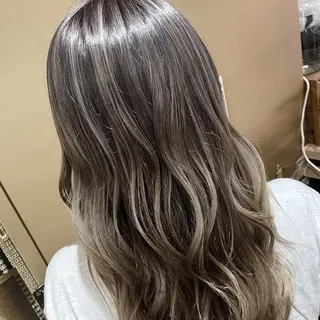 ミディアム カラー AMI Hair  supply所属・髪質改善カラー 韓国風レイヤーのヘアスタイル