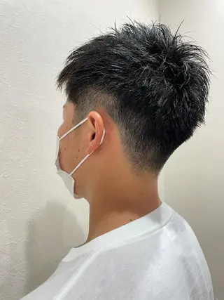 ショート メンズ 佐治 梨乃のヘアスタイル