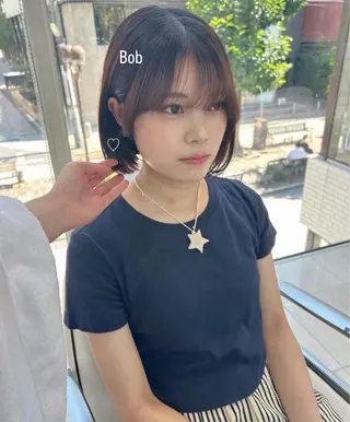 ショート ありむらもえ/ 透明感カラーのヘアスタイル