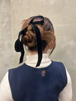 ヘアアレンジ 山野愛子美容室銀座店所属・🌼髪質改善/透明感 艶髪タケドミのヘアスタイル