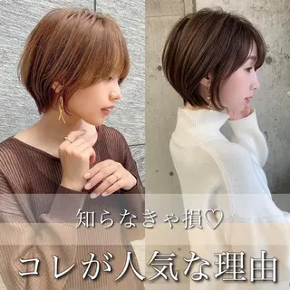 ショート カラー 美髪/カラー 美容院🌈渡辺隼也のヘアスタイル