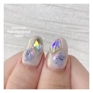 ミディアム ネイル 👑enen style👑のネイルデザイン