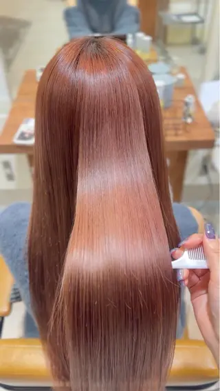 セミロング カラー honoka/艶カラ ー/透明感/レイヤーのヘアスタイル