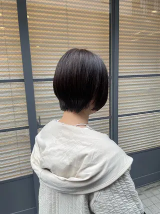 ショート 🪸暖色艶カラー/ shiori🫧のヘアスタイル