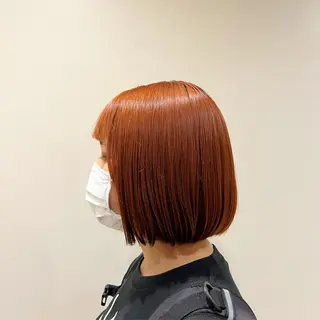 カラー 森田翔斗 顔周りレイヤーのヘアスタイル