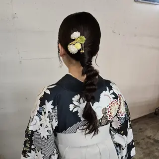 ロング ヘアアレンジ SAVA keyaki所属・ハヤシ マユ ✂ 府中美容室のヘアスタイル