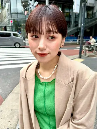 ショート 骨格診断で絶対可愛い ✨丸みショート✨凌弥のヘアスタイル