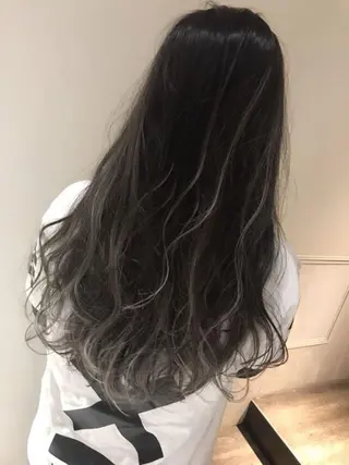ロング カラー 髪質改善 カラー専門店のヘアスタイル
