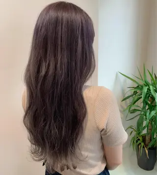 ロング カラー "小顔カット" Fuko.のヘアスタイル