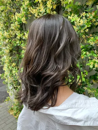 ミディアム 🌟美髪縮毛矯正🌟 吉田冴一のヘアスタイル