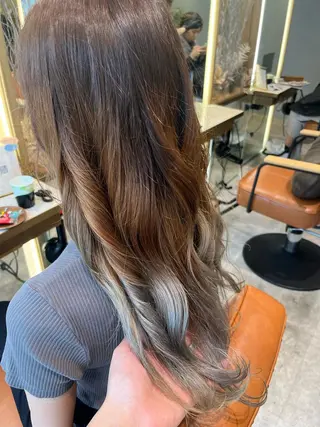 ロング カラー olelo国立🐟 Maho🐟のヘアスタイル