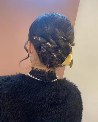 ミディアム ヘアアレンジ pep所属・pep natsumiのヘアスタイル