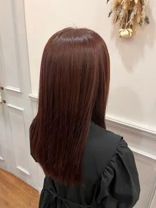 ロング カラー よしだ しおりのヘアスタイル