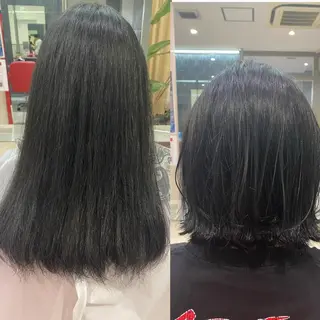 ミディアム salowin所属・ハイトーンカラー 馬場みなみのヘアスタイル