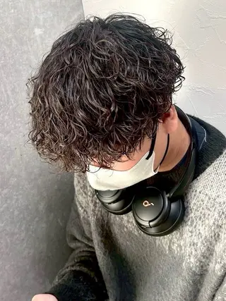 パーマ メンズ メンズ/カットパーマ /栄/sora🩵のヘアスタイル