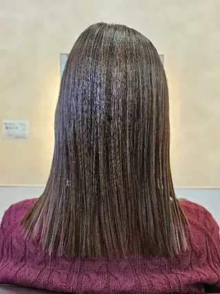 セミロング BENI岩沼たけくま 店 佐藤朱華のヘアスタイル