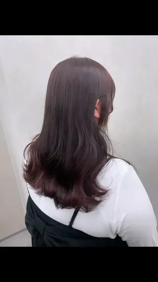 セミロング 🎀カラー ✨横浜/トレンドのヘアスタイル