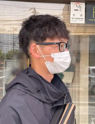 ショート パーマ メンズ メンズカット/ 坂口のヘアスタイル