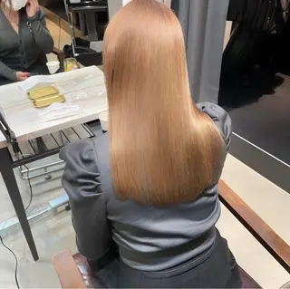 ミディアム ブリーチカラー特化 碇　英朗のヘアスタイル