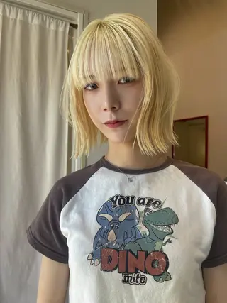 ショート カラー 🌈高田大夢似合わせ 透明感カラー🌈のヘアスタイル