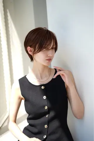 ショート カラー 加賀 千聖 /soigneのヘアスタイル