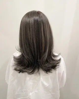 ミディアム カラー ニュアンスカラー🫧 加納のヘアスタイル