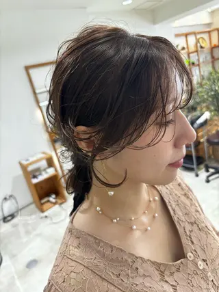 ヘアアレンジ hoNua. 栄/透明感カラーのヘアスタイル