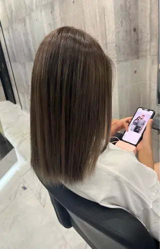 ミディアム 🎀柔らか暖色カラ ー💕sayakaのヘアスタイル