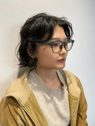 パーマ ショート/ボブ/ パーマ/井上のヘアスタイル