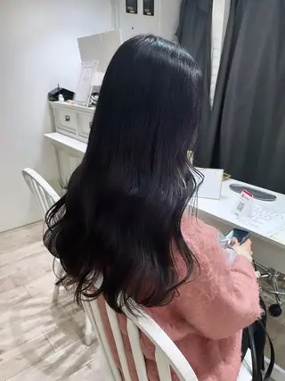 ロング カラー 暖色カラー✨️ 門内 梨真のヘアスタイル