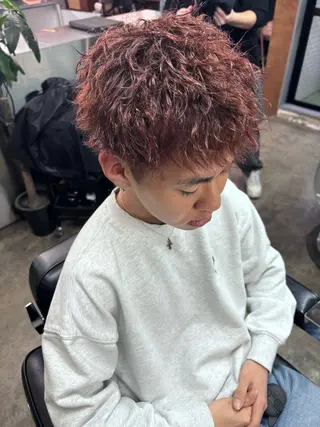 パーマ メンズ 土岐 仁/メンズ専門 パーマ特化美容師🌀のヘアスタイル