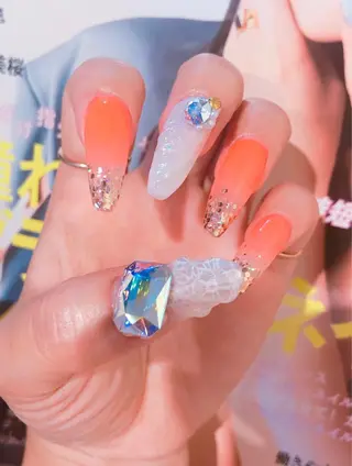 ネイル 長さだし専門店 M2　rikaのネイルデザイン