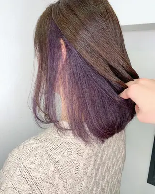 ショート カラー ハイレイヤー/顔周り /レイヤーカットのヘアスタイル