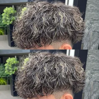 パーマ メンズ 渋谷サーフカール アメカジ美容師のヘアスタイル