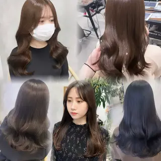 カラー 高山 アミのヘアスタイル