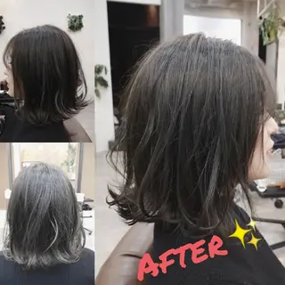 ミディアム カラー N°emirai溝口 MG 🌈梶谷龍吾のヘアスタイル