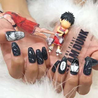 ネイル SATO 🎠🫧 痛ネイル/3Dパーツのネイルデザイン