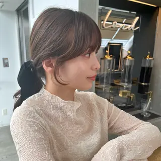 セミロング レイヤーくびれヘア アレンジmanakaのヘアスタイル